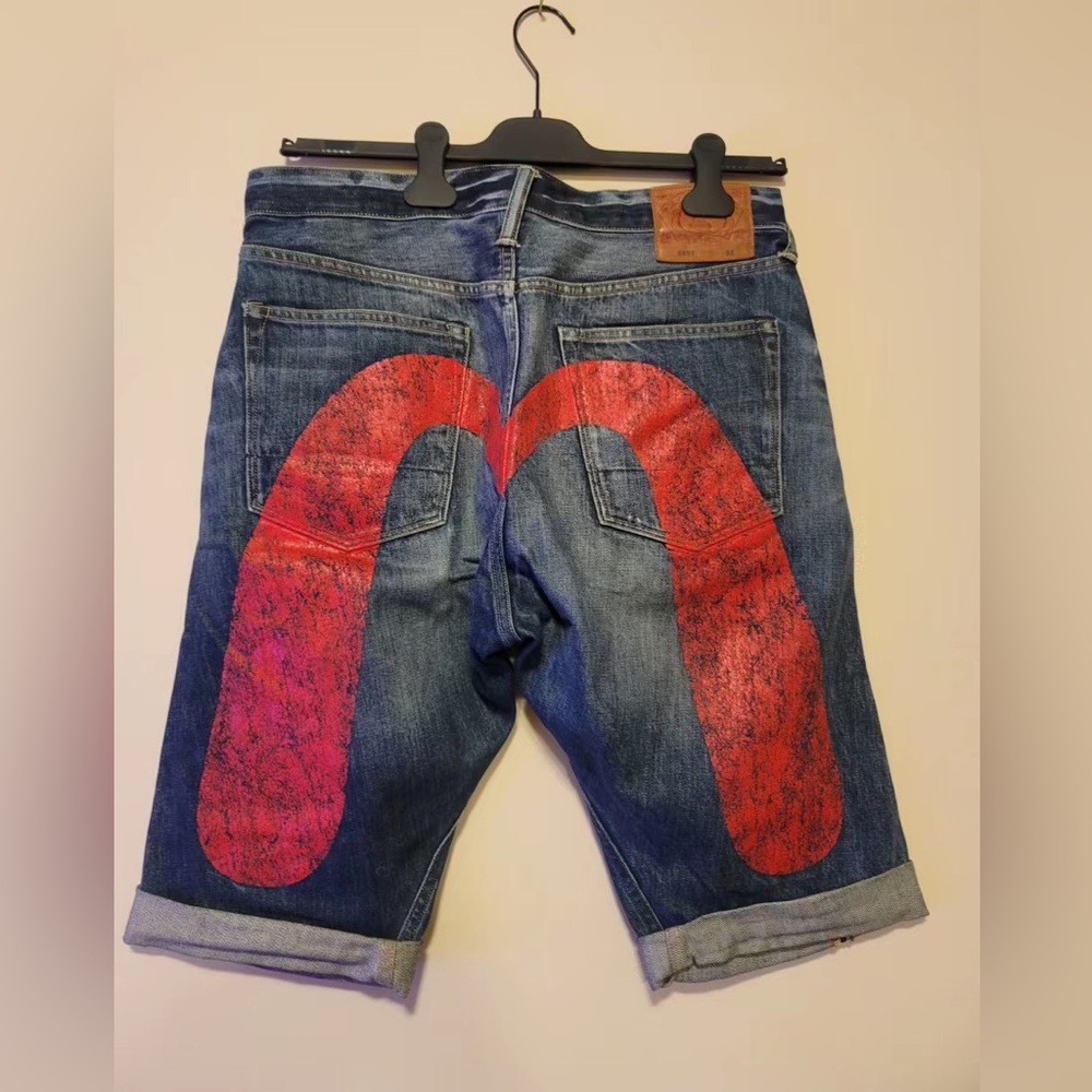 Evisu Men’s Cropped Jeans